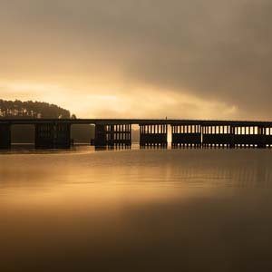 Jerry van de Beek - Bridge at Sunset