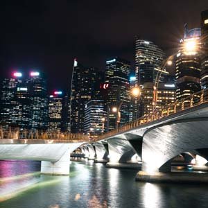 Jerry van de Beek - Bridge in Singapore